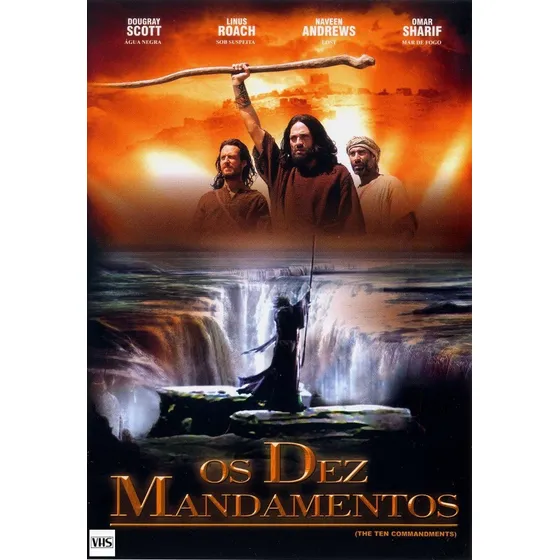 Vhs C/ (2) Filmes: Os 10 Mandamentos / Alien O 8º Passageiro