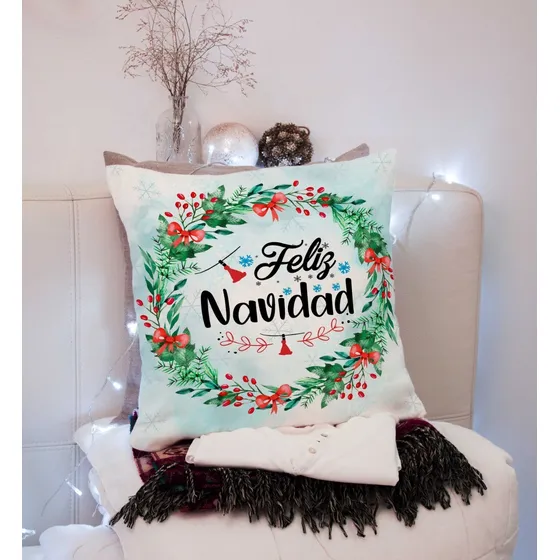 3 Almohadones De Navidad 