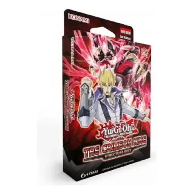 Yugi-oh! Baraja: The Crimson King - Ingles + Deck Box 80+