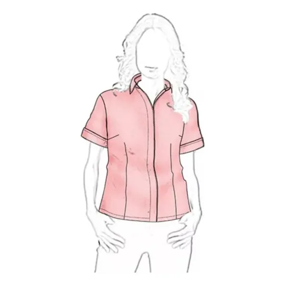 Molde, Patrón Blusa Manga Corta Mujer