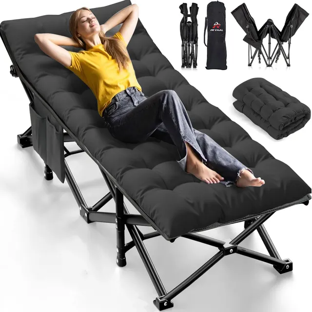 Catre Plegable Portátil Con Colchón X800 Alta Gama 80x190cm