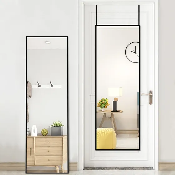 Beauty4u Espejo Longitud Completa Gancho Colgante Pared