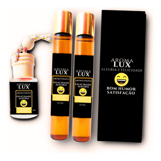 Aromalux Alegria E Felicidade 2x Roll-on 1x Aroma Para Carro Aromalux Alegria E Felicidade 2x Roll-on 1x Aroma Para Carro