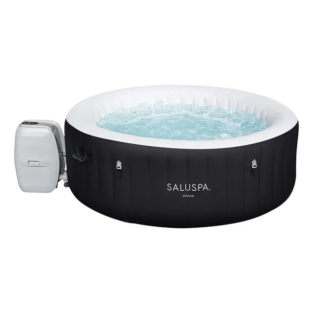 Bestway Saluspa Miami - Tina De Hidromasaje Inflable Para 4 Personas