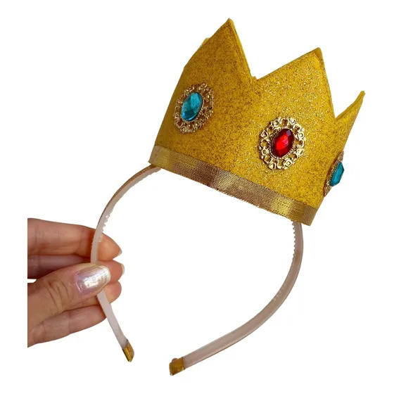 Coroa Princesa Peach Super Mario - 1 Unidade