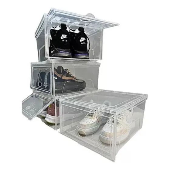 Sufin Caja Organizadora 4 Unidades 33x28cm Transparente