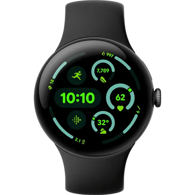 Google Pixel Watch 3 45mm - Correa Obsidiana - Wifi Caja Negra Correa Negra