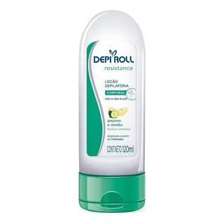 Loção Depilatória Corporal Depi Roll Pepino E Melão 120ml Loção Depilatória Corporal Depi Roll Pepino E Melão 120ml