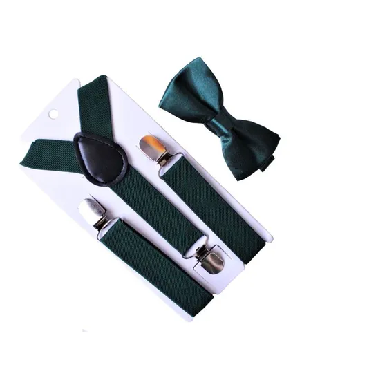 Set Suspensores + Humitas Corbatín Para Niños Varios Colores