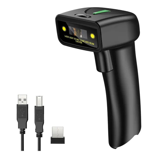 Scanner Lector Codigo De Barras Inalambrico Usb Qr 2d