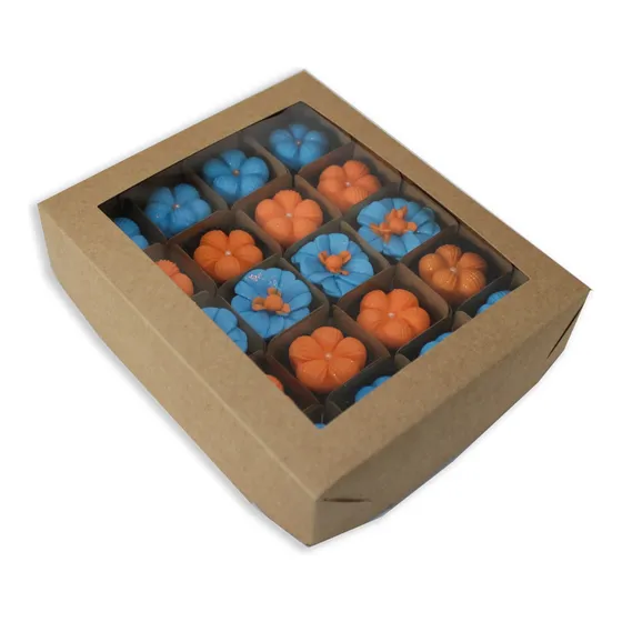 10 Caixas C/ Visor P/20 Brigadeiro/doce/bombom/trufa 19x16x4