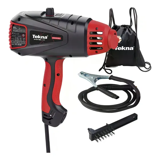 Máquina Inversor De Solda Tw130ip-mma Tekna 220 Volts Cor Vermelho 220V