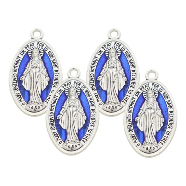 2 Sets Paquete Colgantes Medalla Milagrosa Señora Nuestra