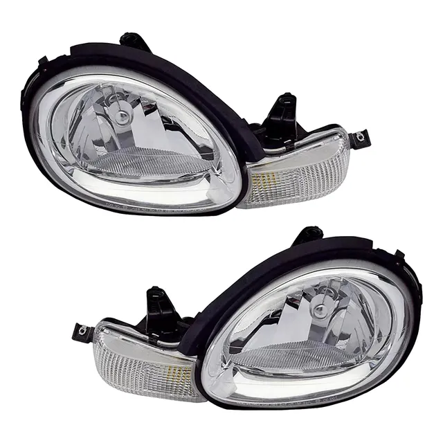 Faros Delanteros Con Cocuyos Dodge Chrysler Neon 00 Al 02