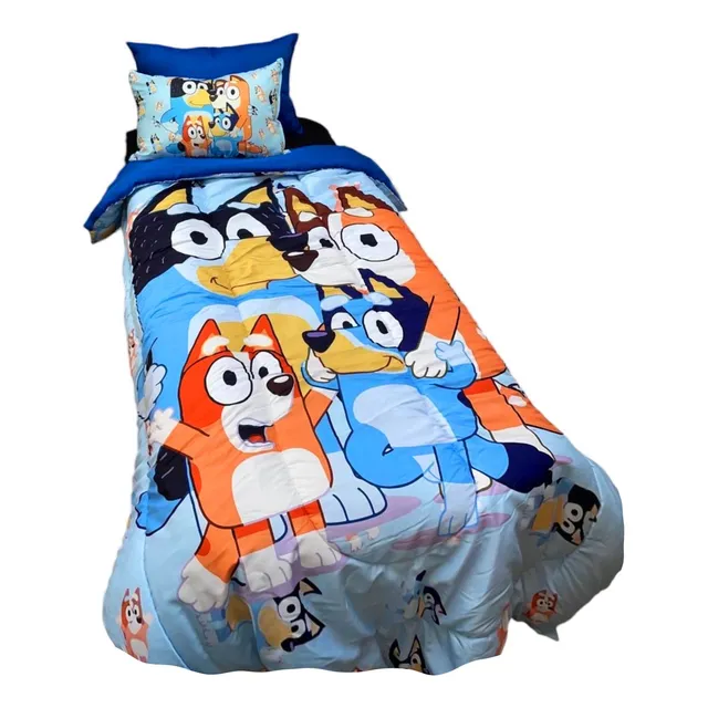 Acolchado Bluey Bluy Perrito 1 Plaza