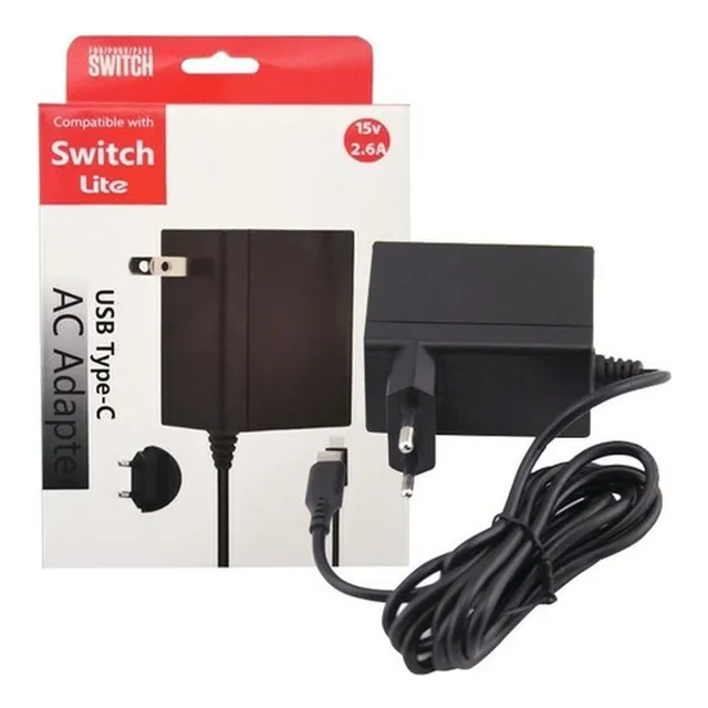 Fuente Cargador Transformador Para Nintendo Switch 15v 2,6a