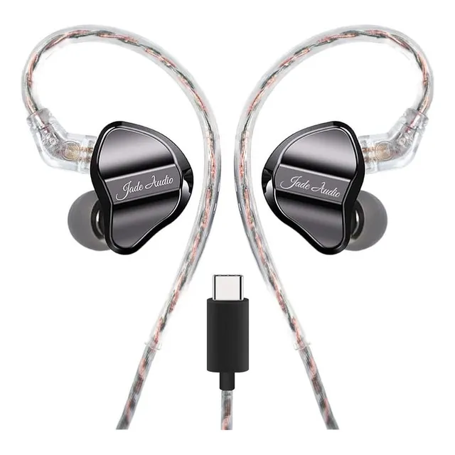 Audífonos Hi-res Con Manos Libres Y Conector Tipo C Fiio Jd1 Color Negro