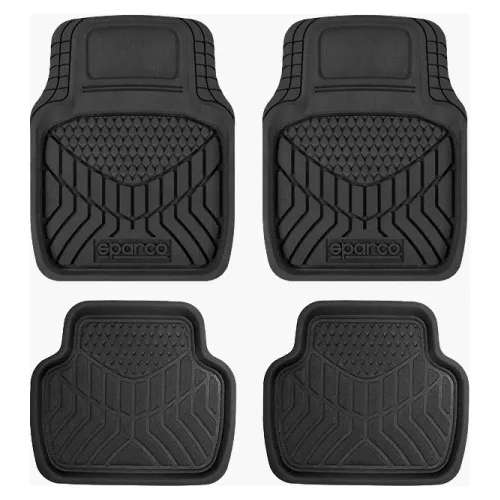 Set Alfombras Bandeja 3d Impermeable Maxpider Sparco 4 Pzas 