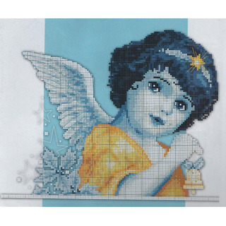 Grafico Punto De Cruz En Png Angel Natale In Celeste Grafico Punto De Cruz En Png Angel Natale In Celeste