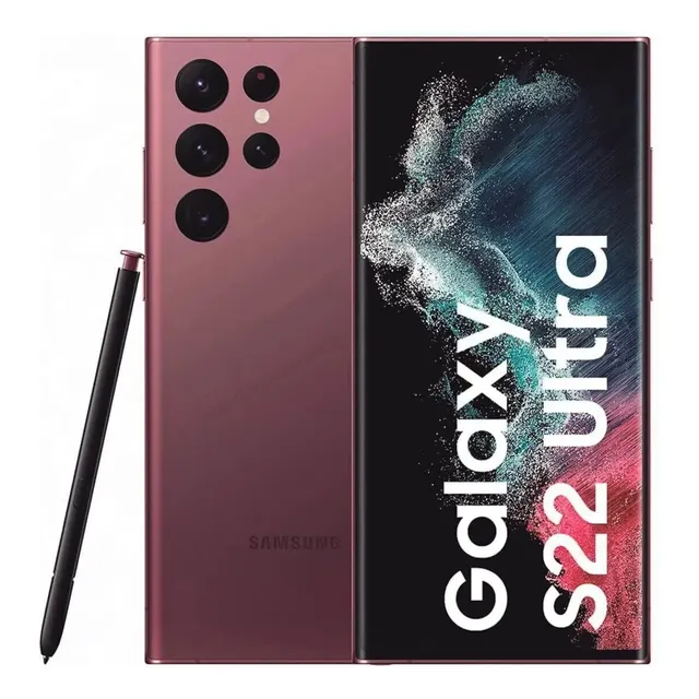 Samsung Galaxy S22 Ultra 5g (snapdragon) 5g 512 Gb Burgundy 12 Gb Ram - Excelente (reacondicionado) (reacondicionado) Burgundy (Reacondicionado)