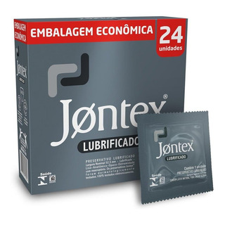 Preservativo Jontex Lubrificado Camisinha C/ 24 Unidade Preservativo Jontex Lubrificado Camisinha C/ 24 Unidade