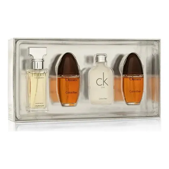 Calvin Klein Mini 15ml X 4 Silk Perfumes