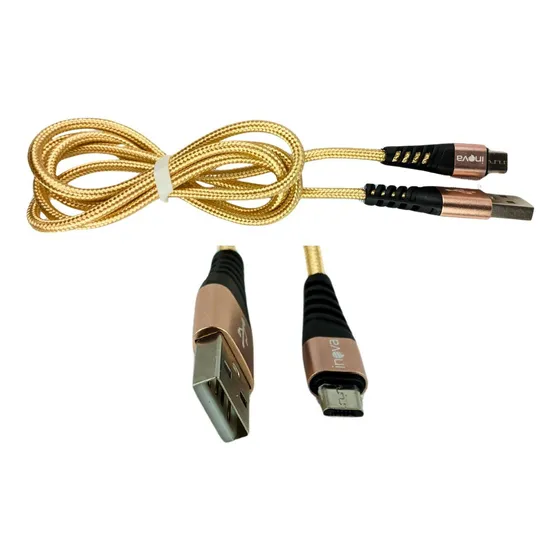 Cabinho Micro Usb 3.4a 1 Metro Carregamento E Transferência