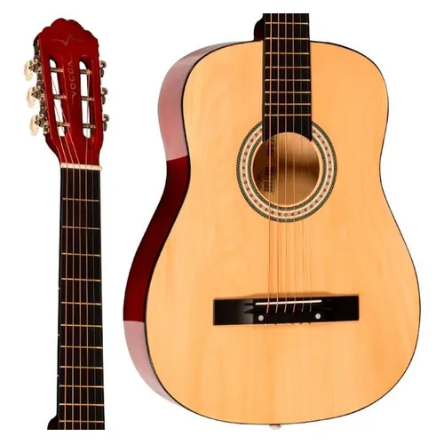 Violão Acústico Vogga Vca101n Aço Clássico 38 Natural Orientação Da Mão Destro