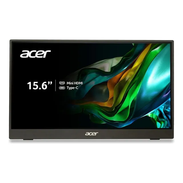 Monitor Acer Pm161q 15.6  - Portátil Y Compacto Negro
