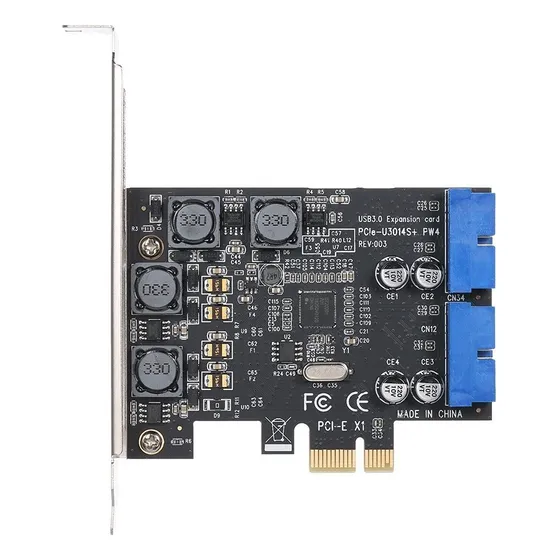 Pci - E Usb3.0 Express Card 4 Portas Duplas Externas 19/2