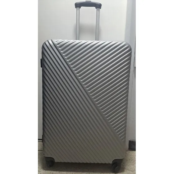 Maleta Plata Original Grande 77x52,5x29cm Candado 4 Ruedas
