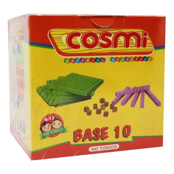 Didáctico Base 10 Con Complemento Cubo De Mil 10 Centenas/10