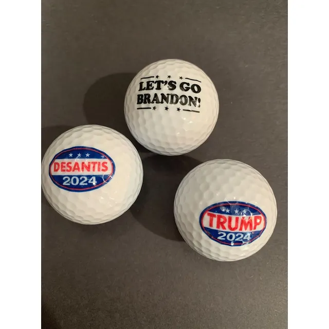 Trump 2024 Let's Go Brandon Ron Desantis Pelota 3 Torneo