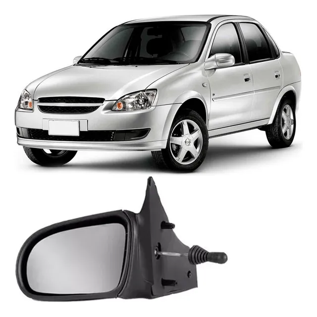Retrovisor Corsa Classic 2003 A 2008 2009 2010 Com Controle