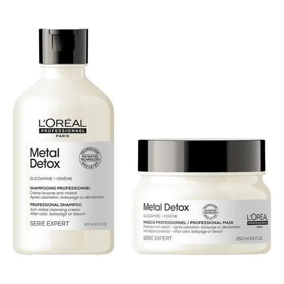 Pack Loreal Metal Detox Shampoo + Mascara Anti-metal 250ml