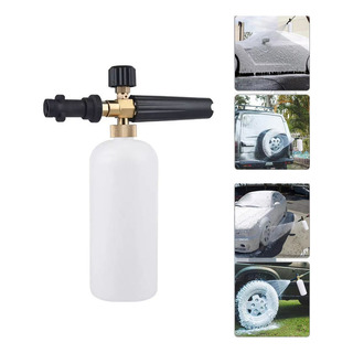 Botella De 1l Para Espuma De Hidrolavadora De Alta Presión Blanco Botella De 1l Para Espuma De Hidrolavadora De Alta Presión Blanco
