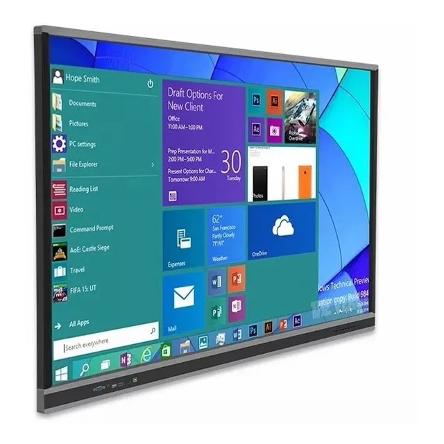 Pantalla Interactiva Tactil Pizarra Digital 86 4k Con Camara