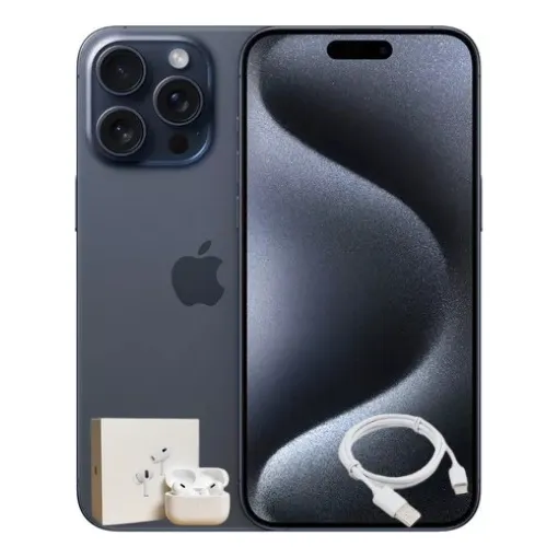 Apple iPhone 15 Pro Max 256 Gb Esim - Azul Titanio + Regalo