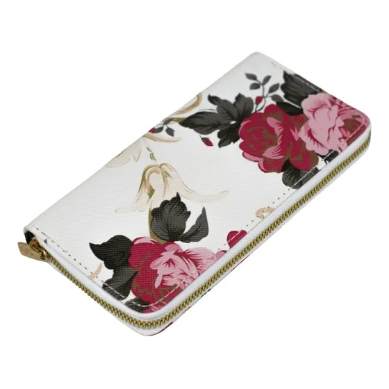 Monedero Sobre Con Estampado Floral