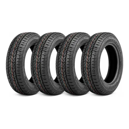 Kit 4 Pneus 205/55r16 Bridgestone Dueler At Revo2 91h Aro 16 H