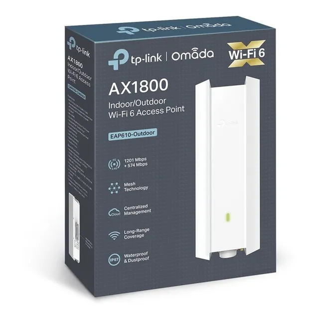 Punto De Acceso Exterior Wifi 6 Tplink Omada