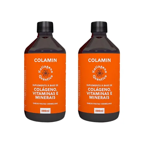 Kit 2 Colamin Colageno Vitaminas 2 X 500ml