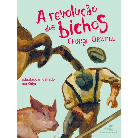 Livro A Revolução dos Bichos de George Orwell Edição em Quadrinhos 2018 Português Editora Quadrinhos Na Cia capa mole