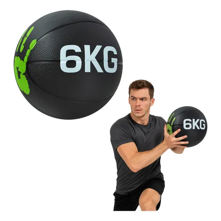 Balón Medicinal 6kg Con Rebote Para Entrenamiento
