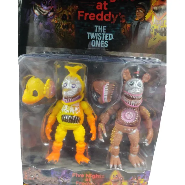 Muñecos Twisted X2 Fnaf Five Nights At Freddy 's + Mascara