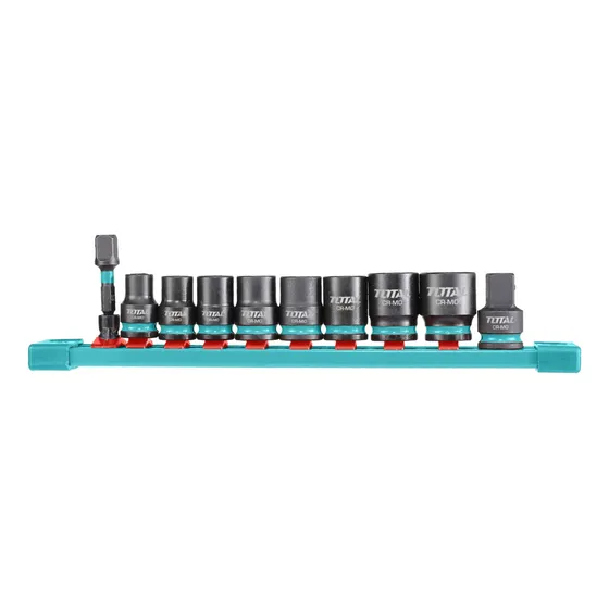 Juego De Dados De Impacto Total Encastre 3/8'' - 10 Piezas