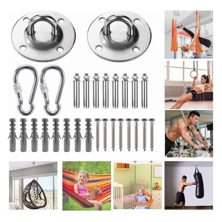 2set Gancho De Suspensión Anclaje Yoga Trx Banda Resistencia