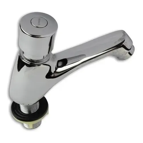 Llave Temporizadora Lavabo Meer Cromada Acero Inoxidable