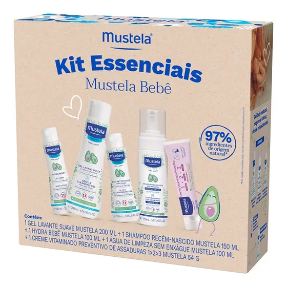 Mustela Kit Essenciais Mustela Bebê e Criança
