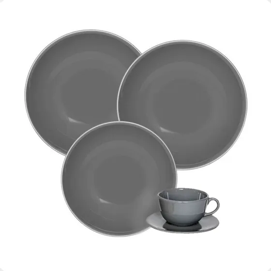 Set Completo Vajilla 16 Piezas Juego Platos  Oxford Ceramica
